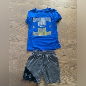 Boys Under Armour Shorts and Tee Set
